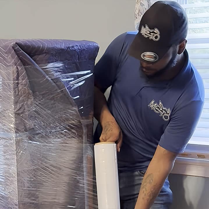 a man wearing a mask